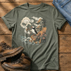 Puffin Cliff Murul 7 — Moss Comfort Colors tee