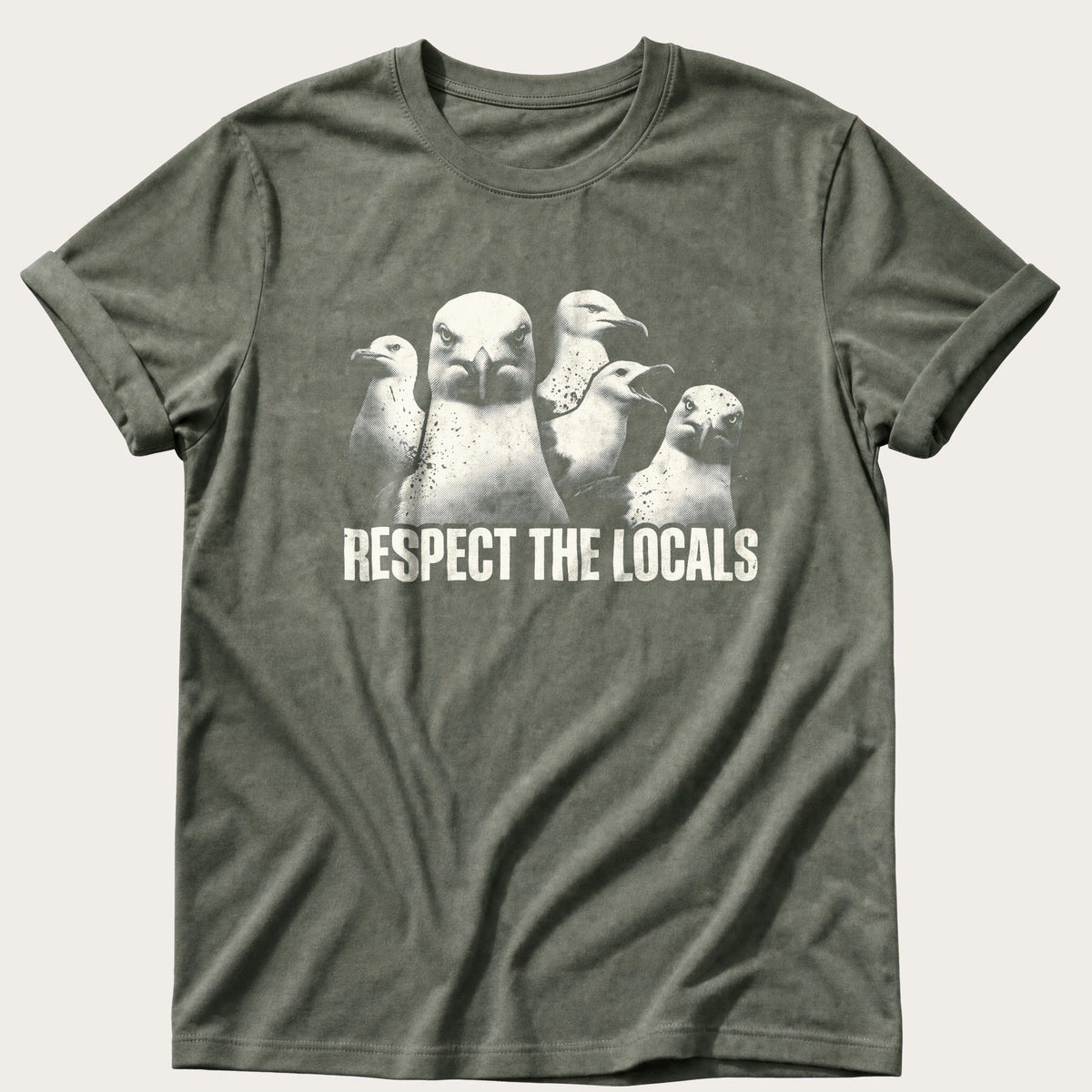 Respect The Locals 11 — Moss Comfort Colors tee