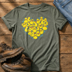 Rubber Duck Lover — Moss Comfort Colors tee