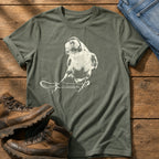 Skater Budgie 99 — Moss Comfort Colors tee