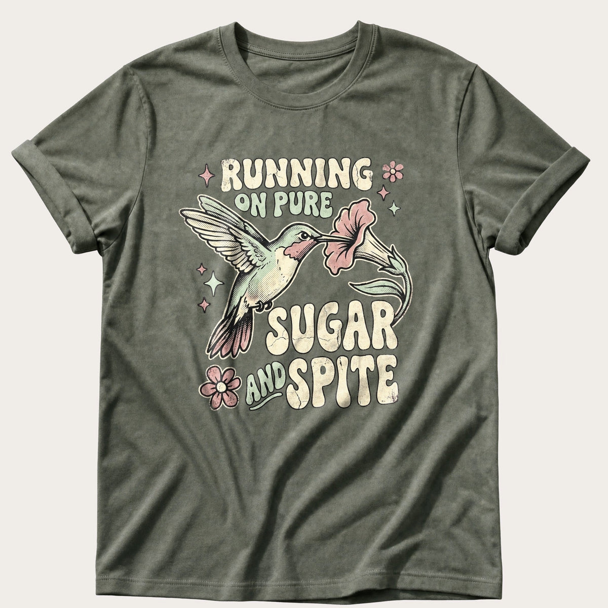 Sugar And Spite — Moss Comfort Colors tee