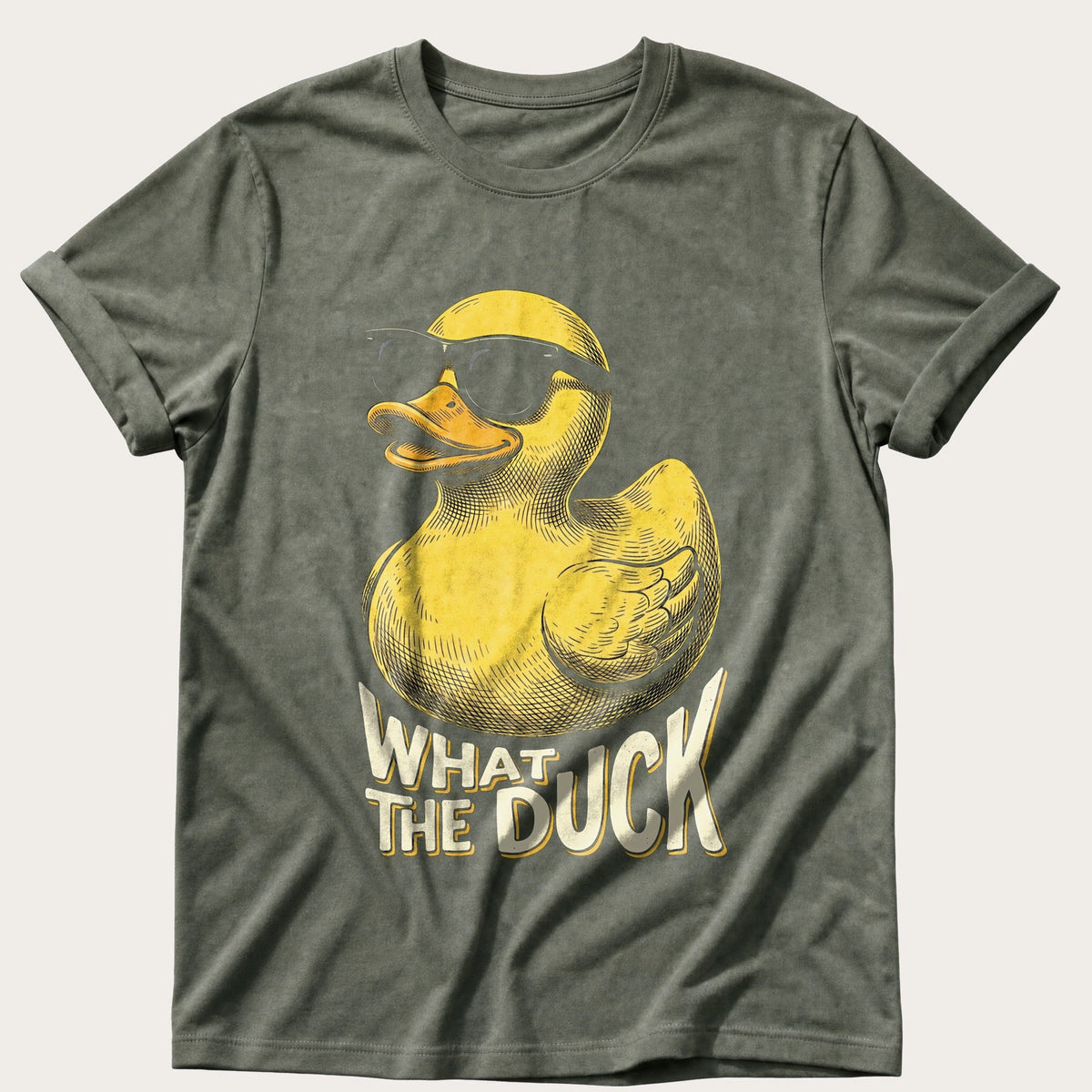 What The Duck 88 — Moss Comfort Colors tee