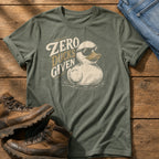 Zero Ducks Given — Moss Comfort Colors tee