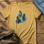 Bottoms Up Mallards — Mustard Comfort Colors tee