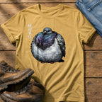 Chunky Pigeon — Mustard Comfort Colors tee