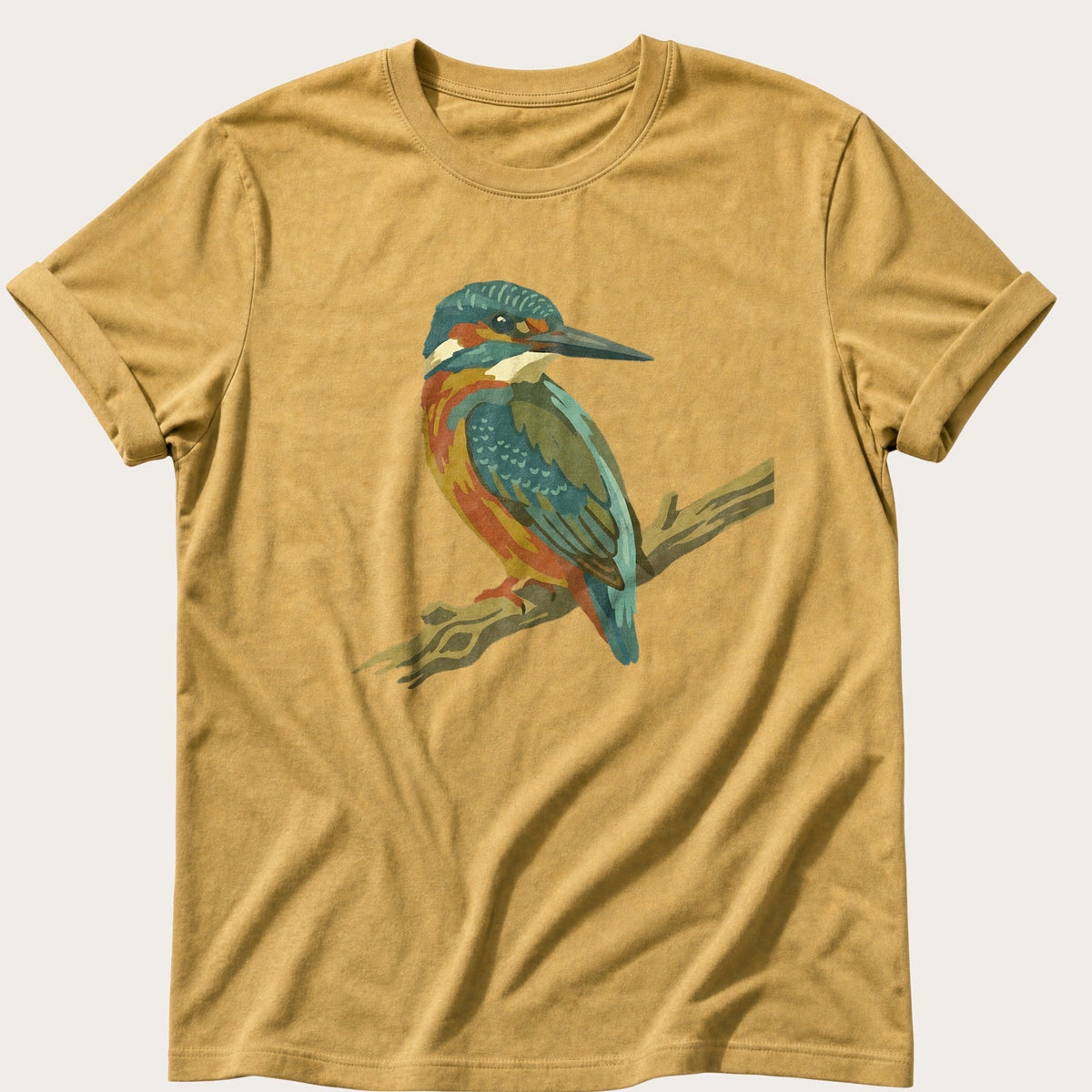 King Fisher 44 — Mustard Comfort Colors tee