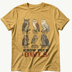 know-your-owls — Mustard Comfort Colors tee