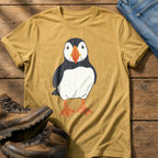 Puffin 22 — Mustard Comfort Colors tee