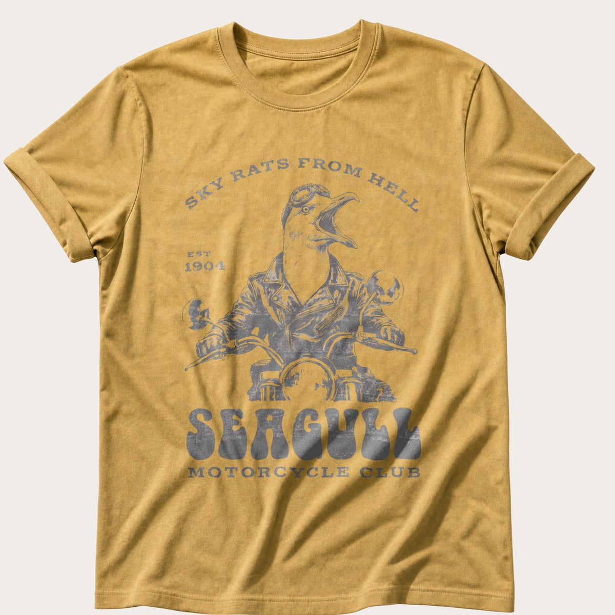 Sky Rats From Hell — Mustard Comfort Colors tee