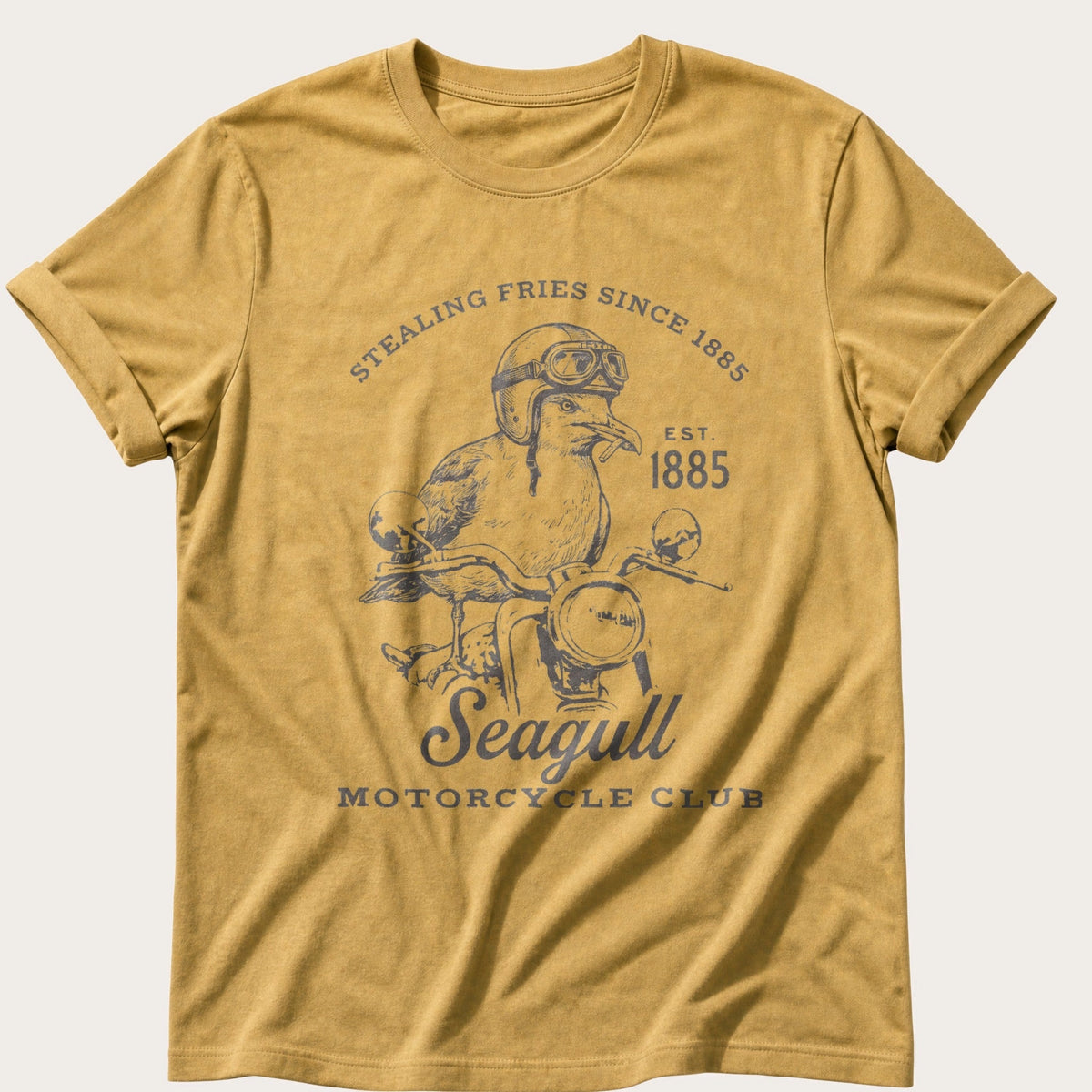 Stealing Fries — Mustard Comfort Colors tee