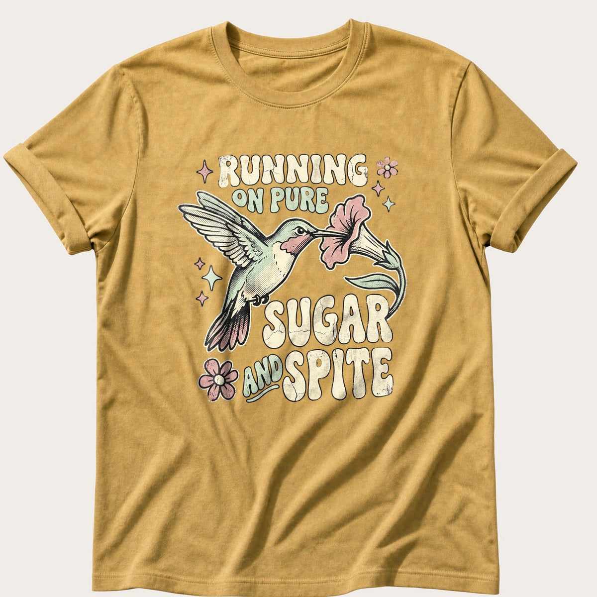 Sugar And Spite — Mustard Comfort Colors tee