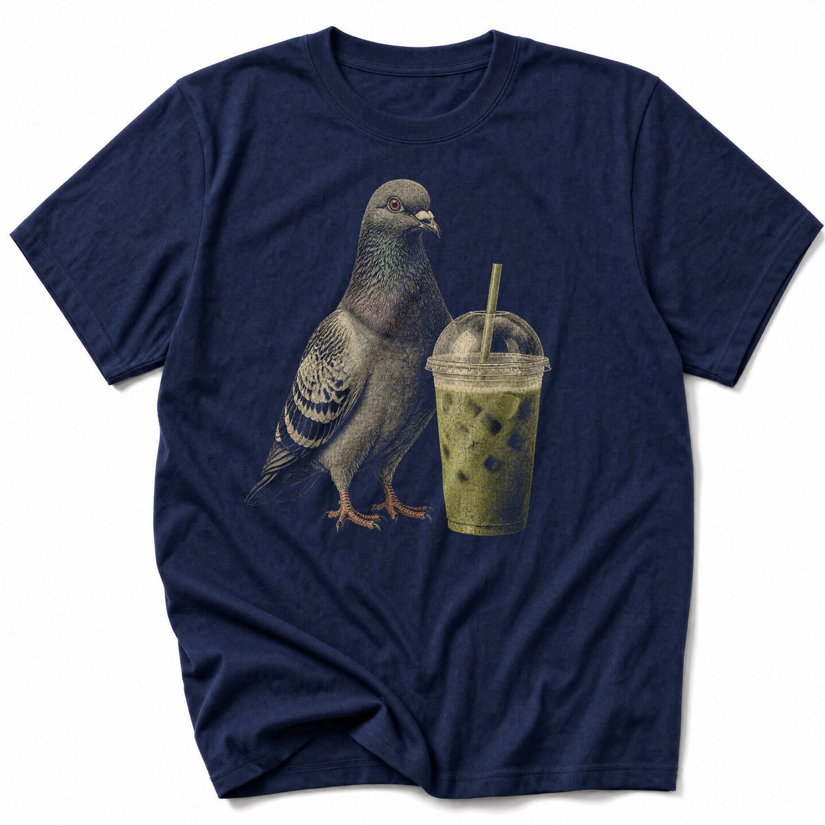 Iced Matcha Pigeon T-Shirt