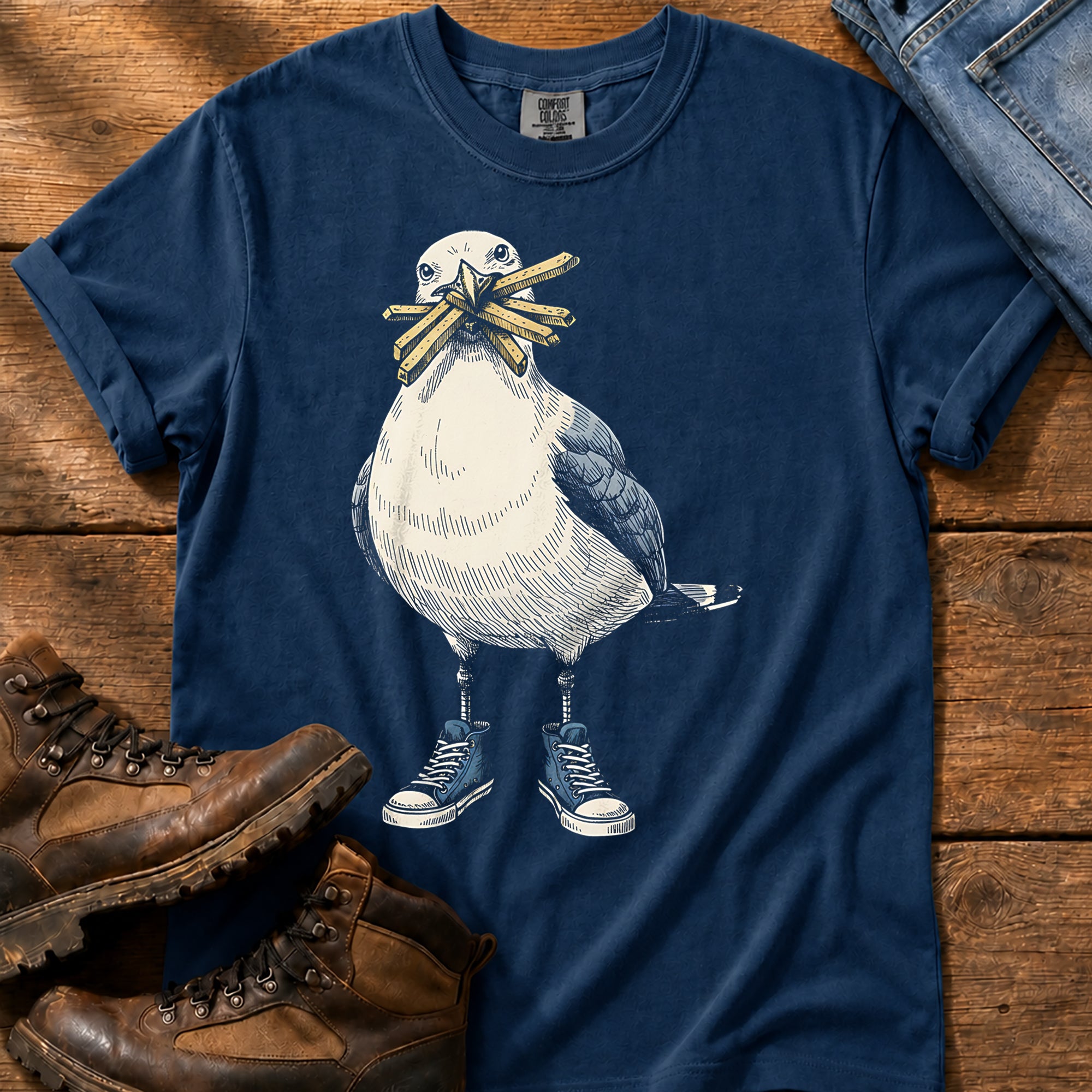 Seagull With Chips Comfort Colors® Tee