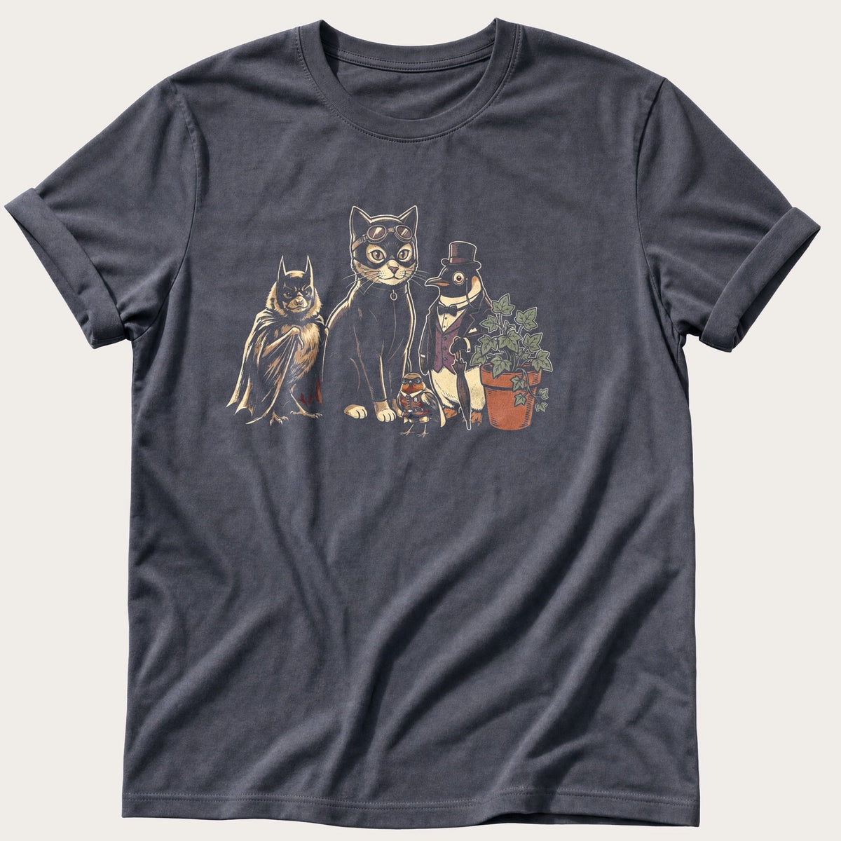 Bat N Robin 55 — Navy Comfort Colors tee