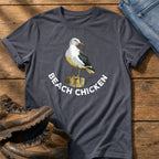 Beach Chicken 12 — Navy Comfort Colors tee