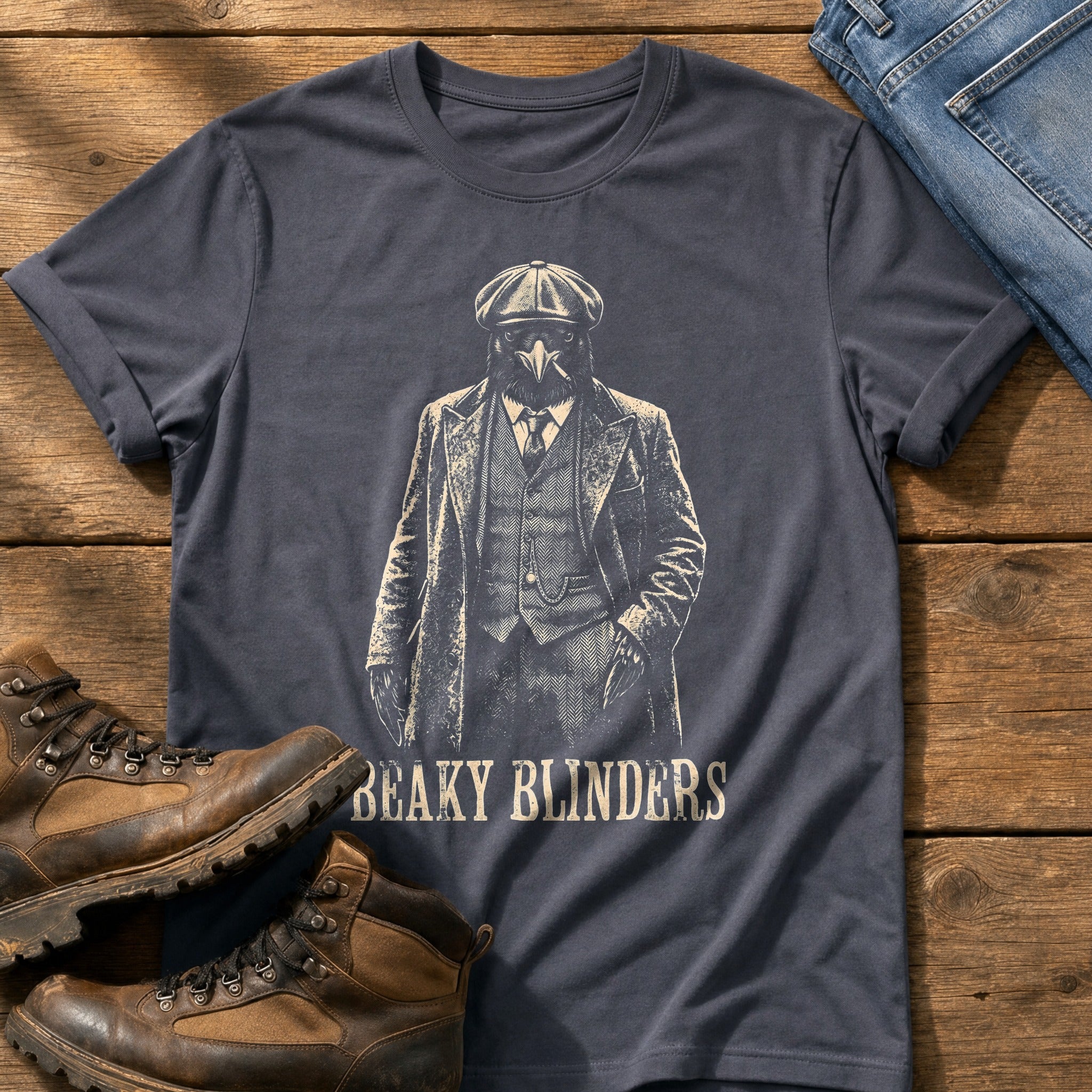 Beaky Blinders — Navy Comfort Colors tee