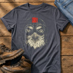 Biker Eagle 3 — Navy Comfort Colors tee
