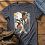 Birds Of Prey Breeds 33 — Navy Comfort Colors tee