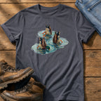 Bottoms Up Mallards — Navy Comfort Colors tee