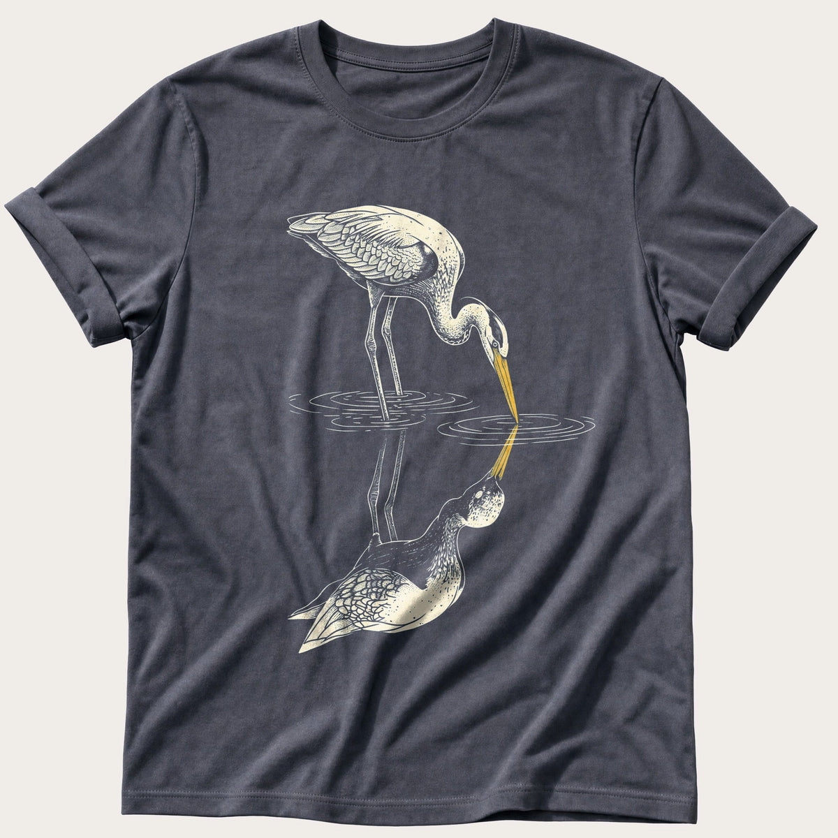 Crane Reflections — Navy Comfort Colors tee