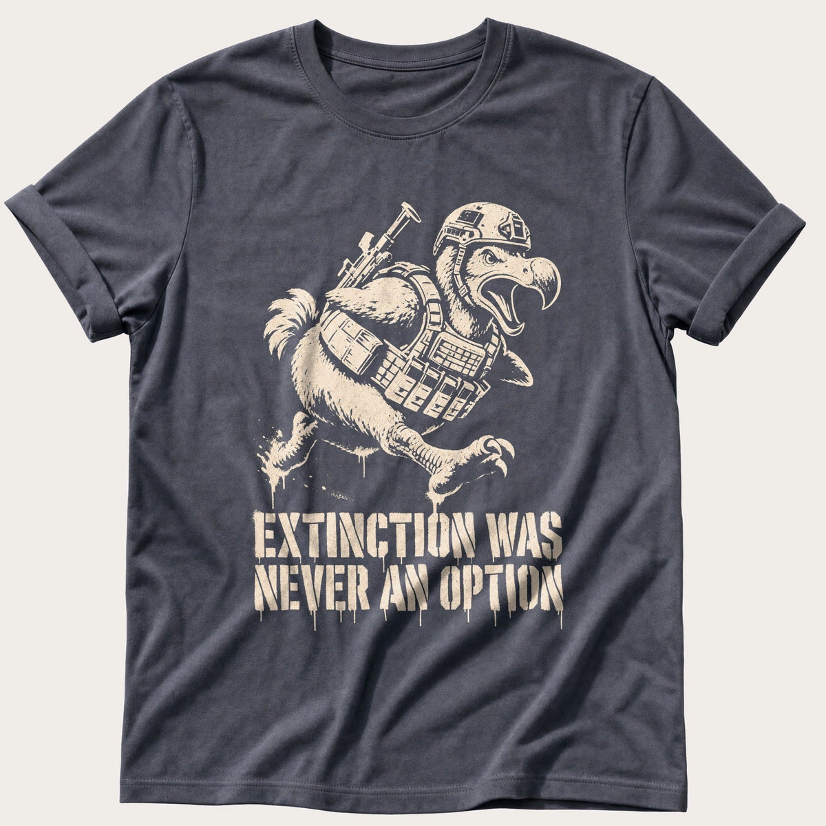Dodo Never Surrendered — Navy Comfort Colors tee