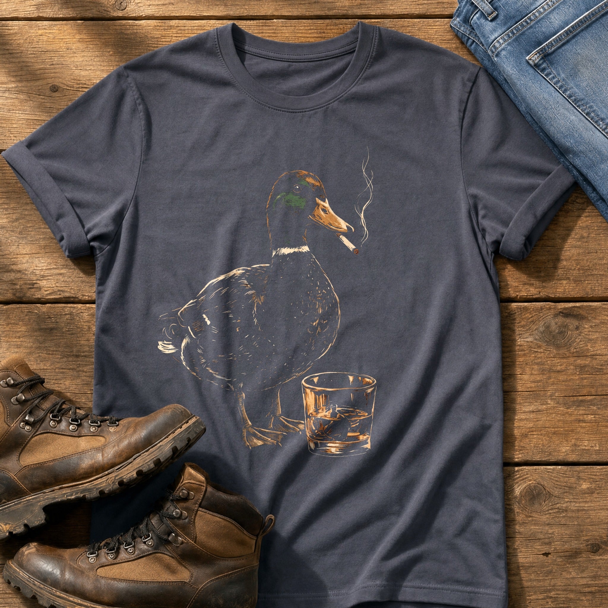 Duck On The Sauce — Navy Comfort Colors tee