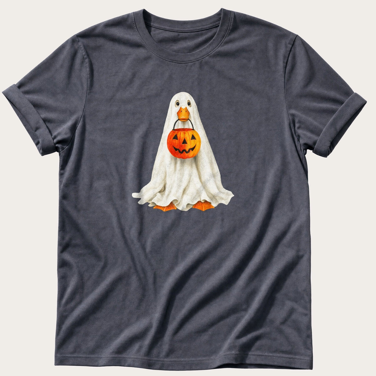 Duck Or Treat — Navy Comfort Colors tee