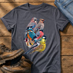 Garden Birds Of Britain — Navy Comfort Colors tee