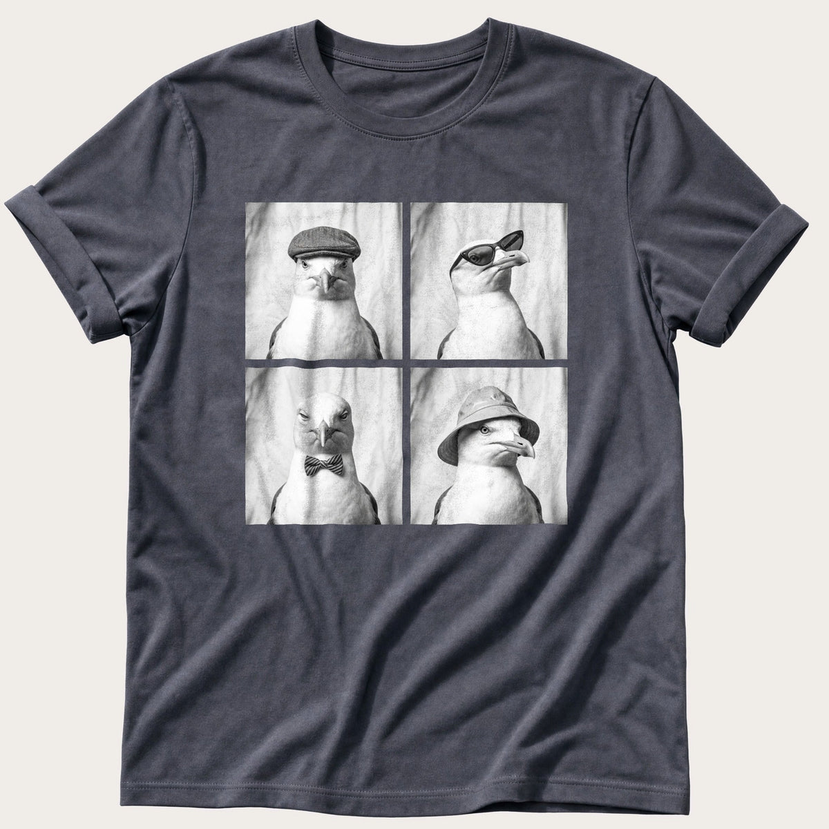 Gull Photo Booth — Navy Comfort Colors tee
