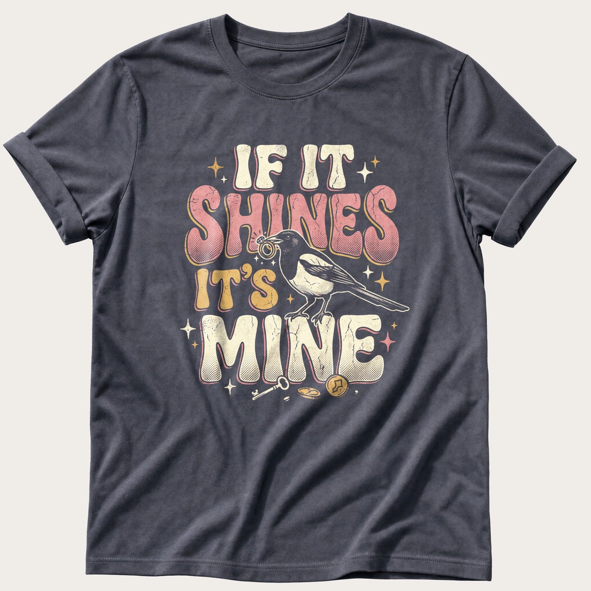 If It Shines It's Mine — Navy Comfort Colors tee