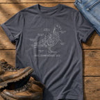 Pigeon Blueprint — Navy Comfort Colors tee