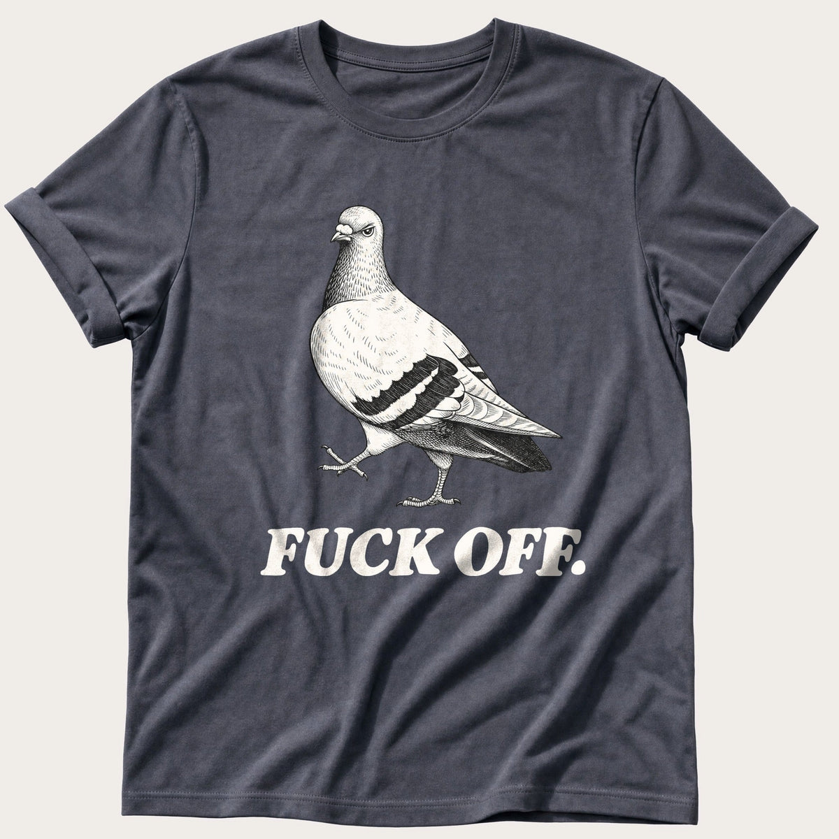 Pigeon Has Spoken — Navy Comfort Colors tee
