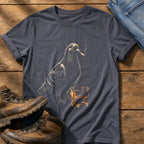Pigeon On The Lash — Navy Comfort Colors tee
