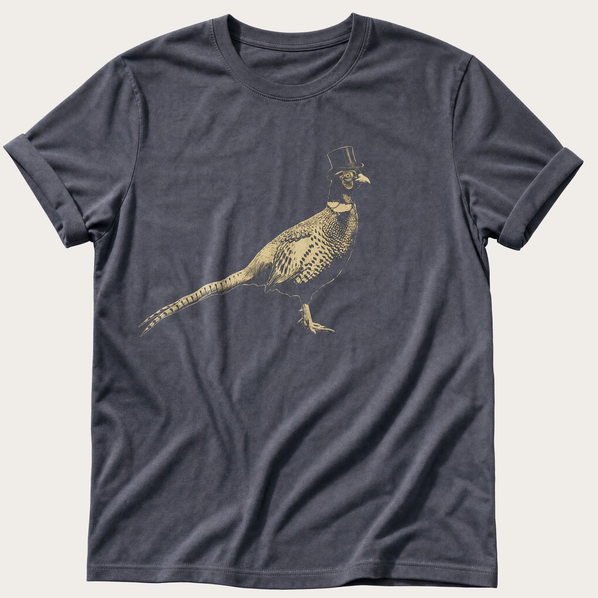 Posh Pheasant 1 — Navy Comfort Colors tee