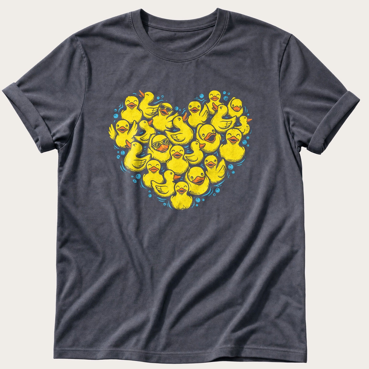 Rubber Duck Lover — Navy Comfort Colors tee