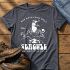 Screaming Gull — Navy Comfort Colors tee