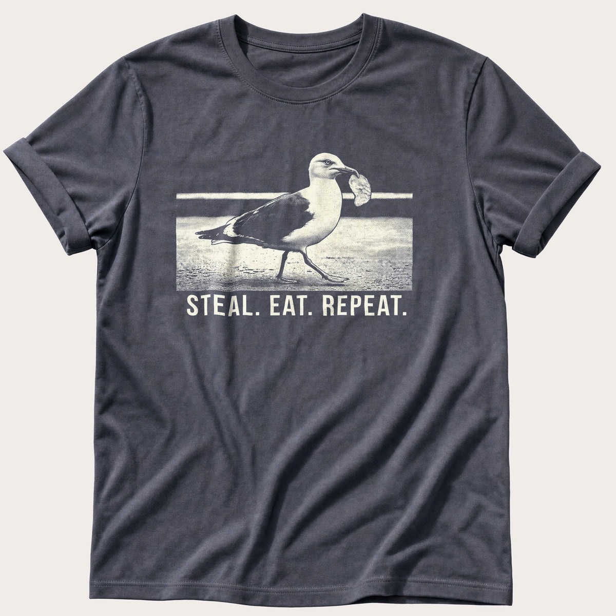 Steal Eat Repeat — Navy Comfort Colors tee