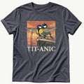 Tit Anic — Navy Comfort Colors tee