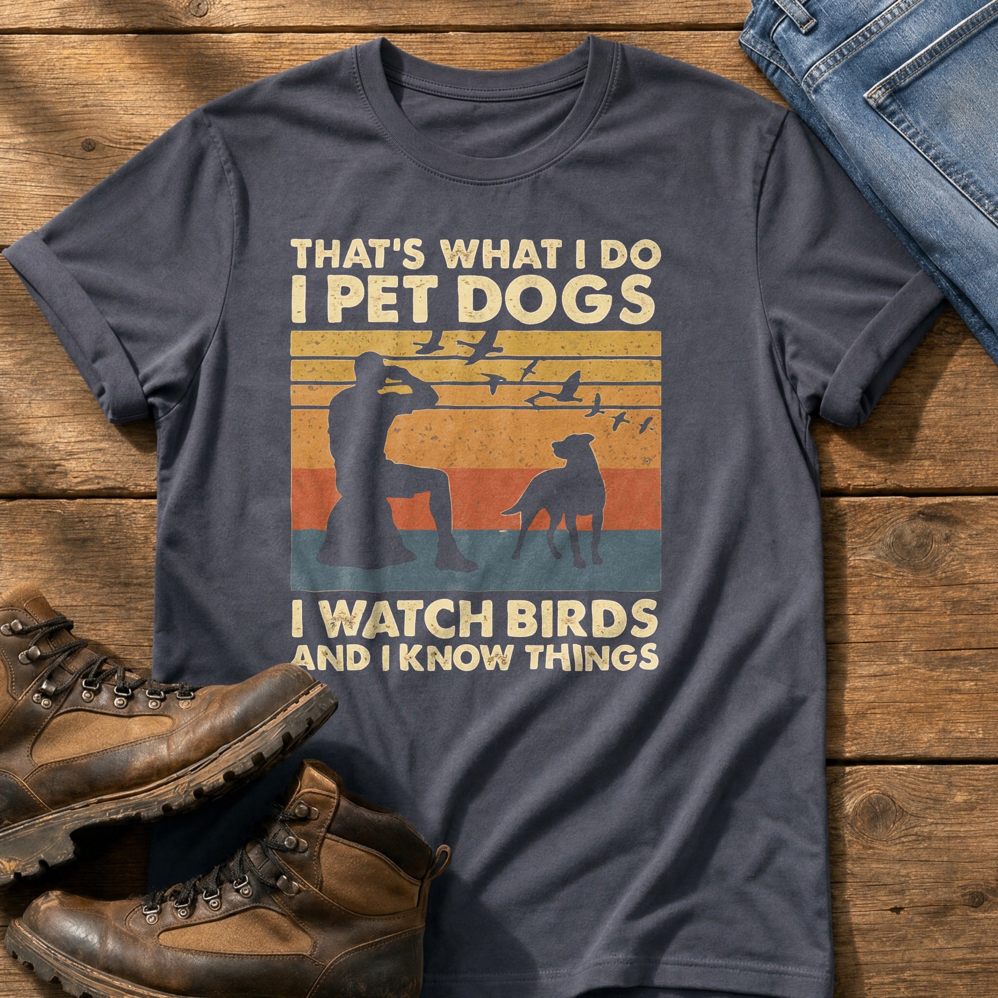 what i do 29 — Navy Comfort Colors tee