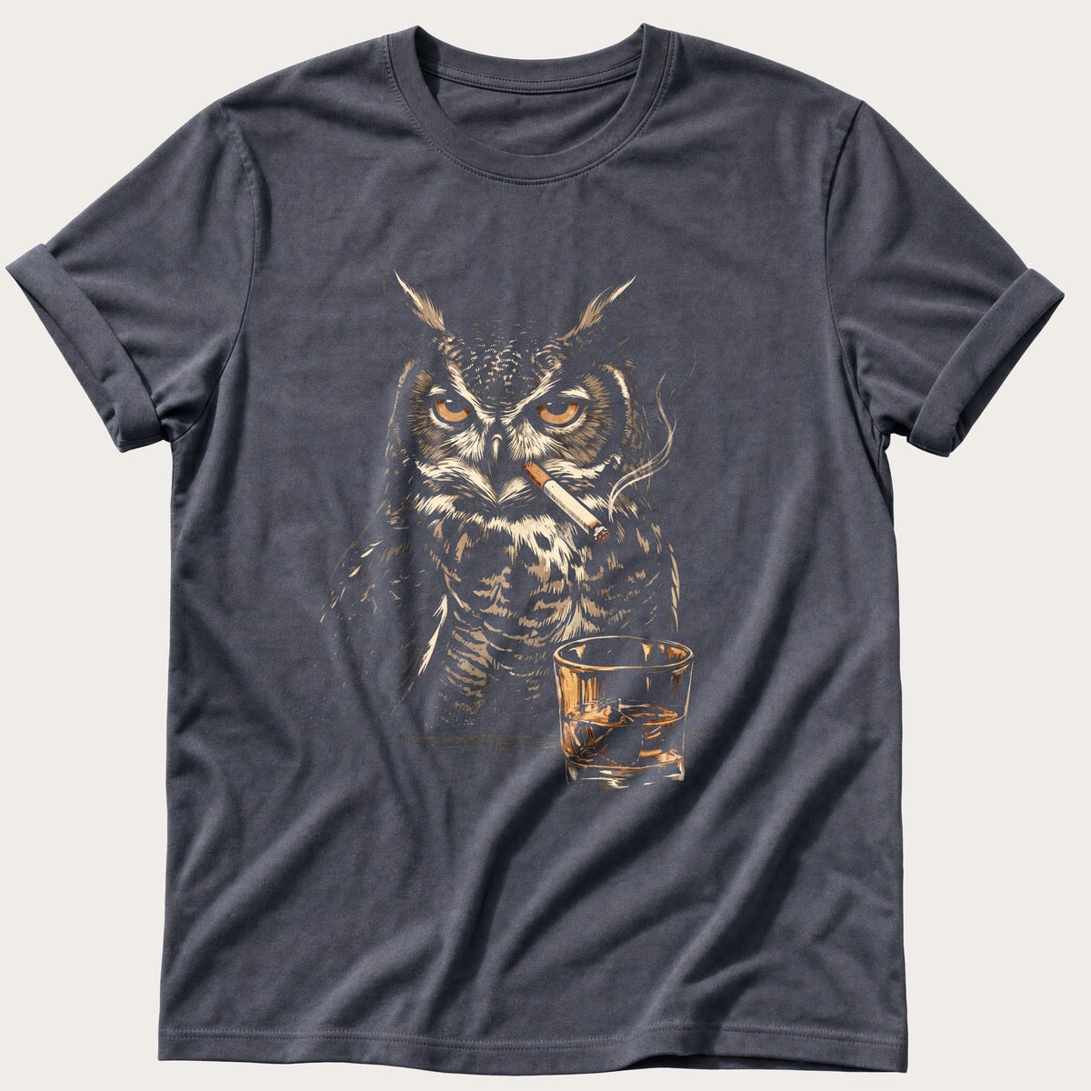 Whisky & Wisdom — Navy Comfort Colors tee