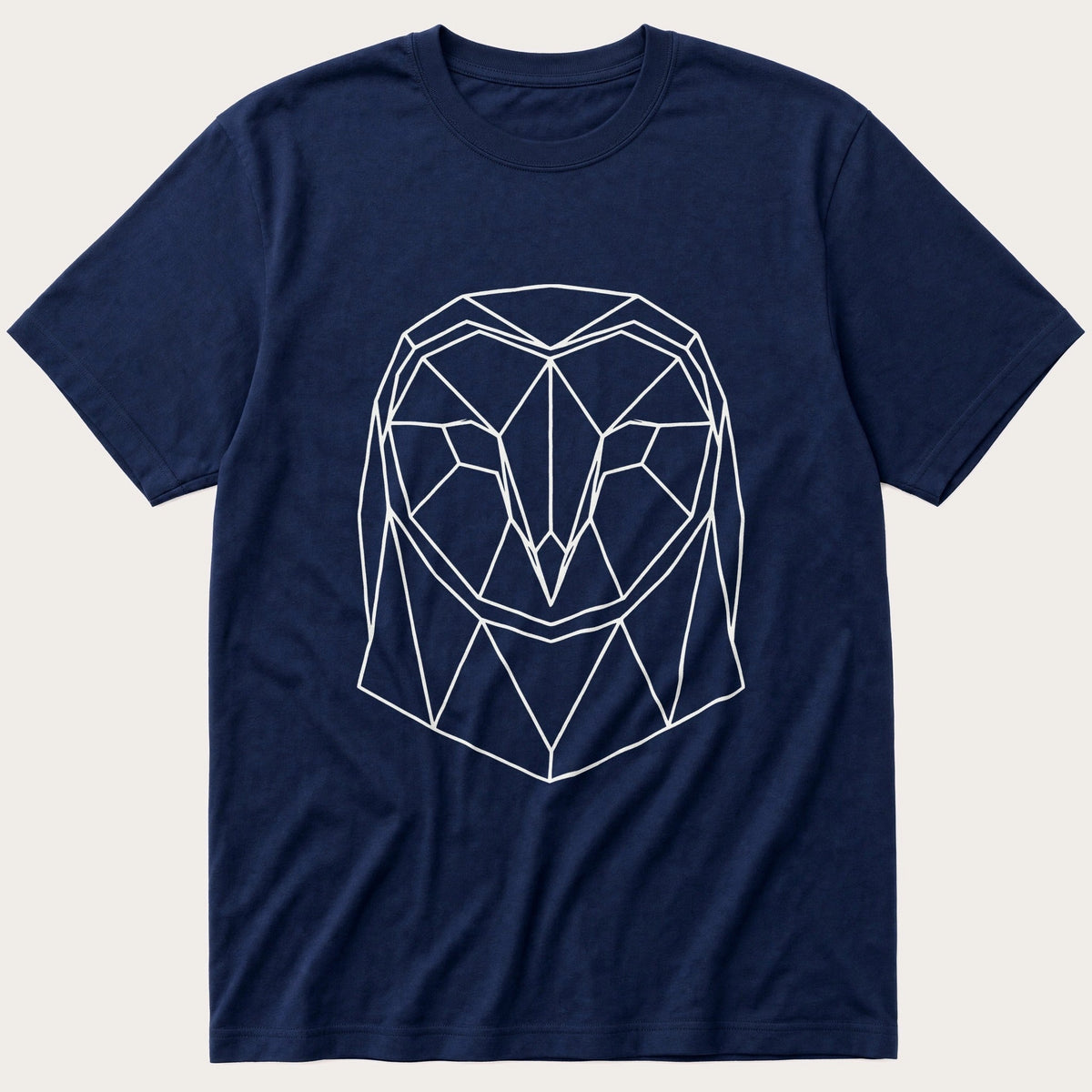 Barnowl Head — Navy T-Shirt