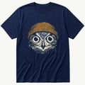 Beanie Owl 6 — Navy T-Shirt
