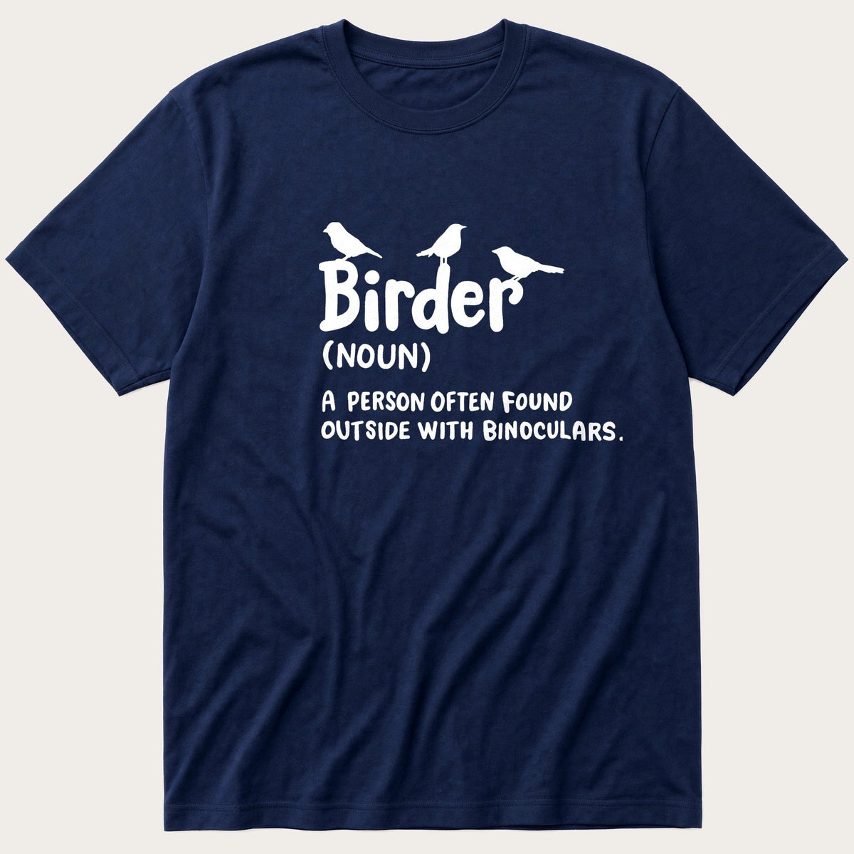 Birder Noun — Navy T-Shirt