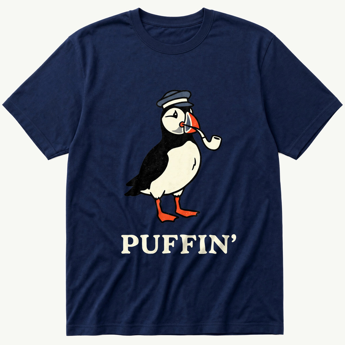 Cap Puffin 7 — Navy T-Shirt