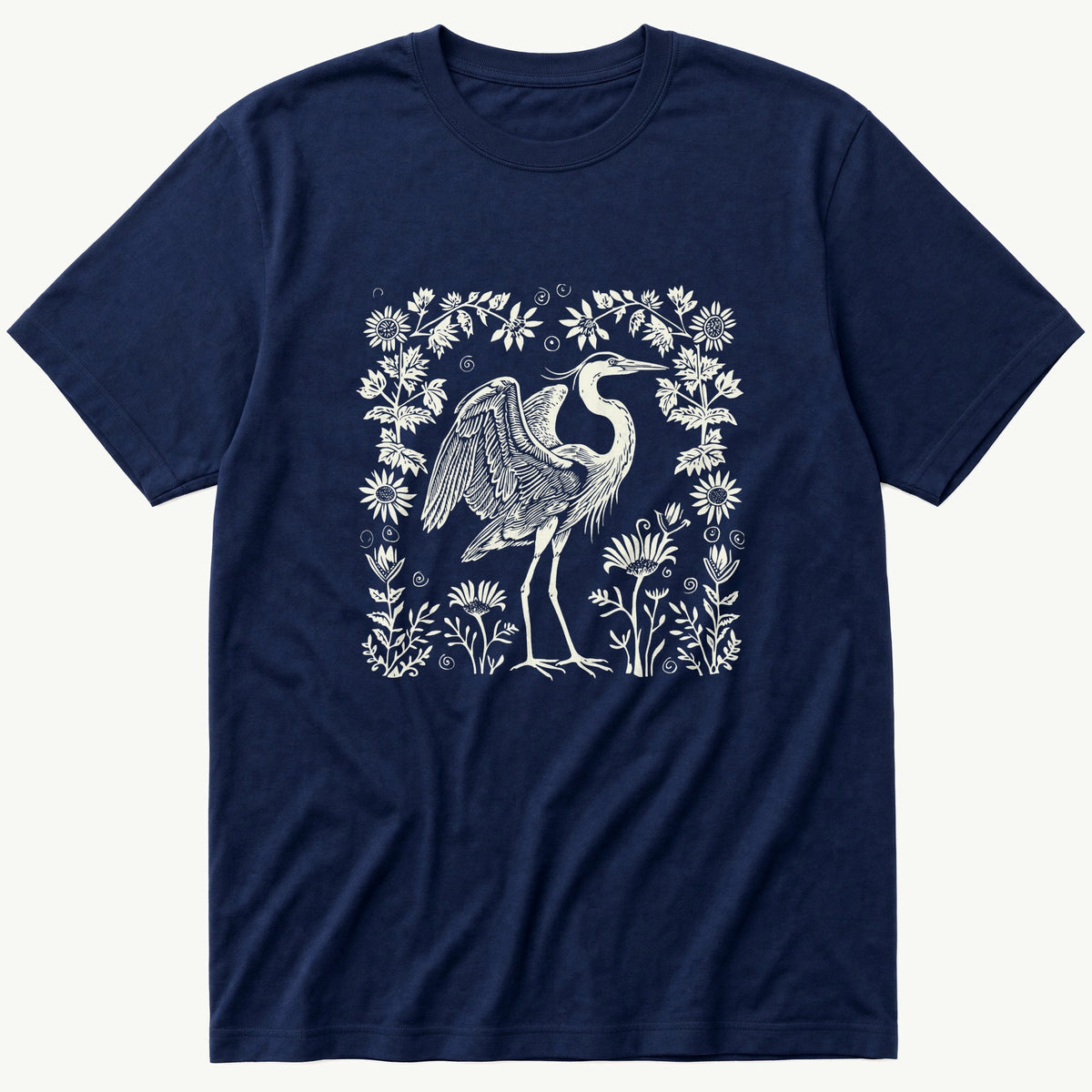 Crane 44 — Navy T-Shirt