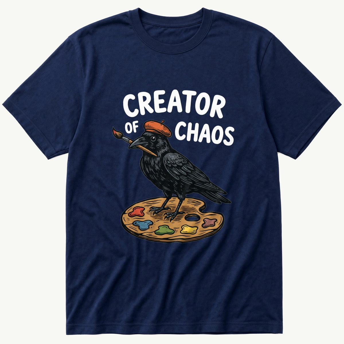 Creator Of Chaos — Navy T-Shirt