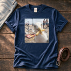 Disaster Seagull 2 — Navy Comfort Colors tee
