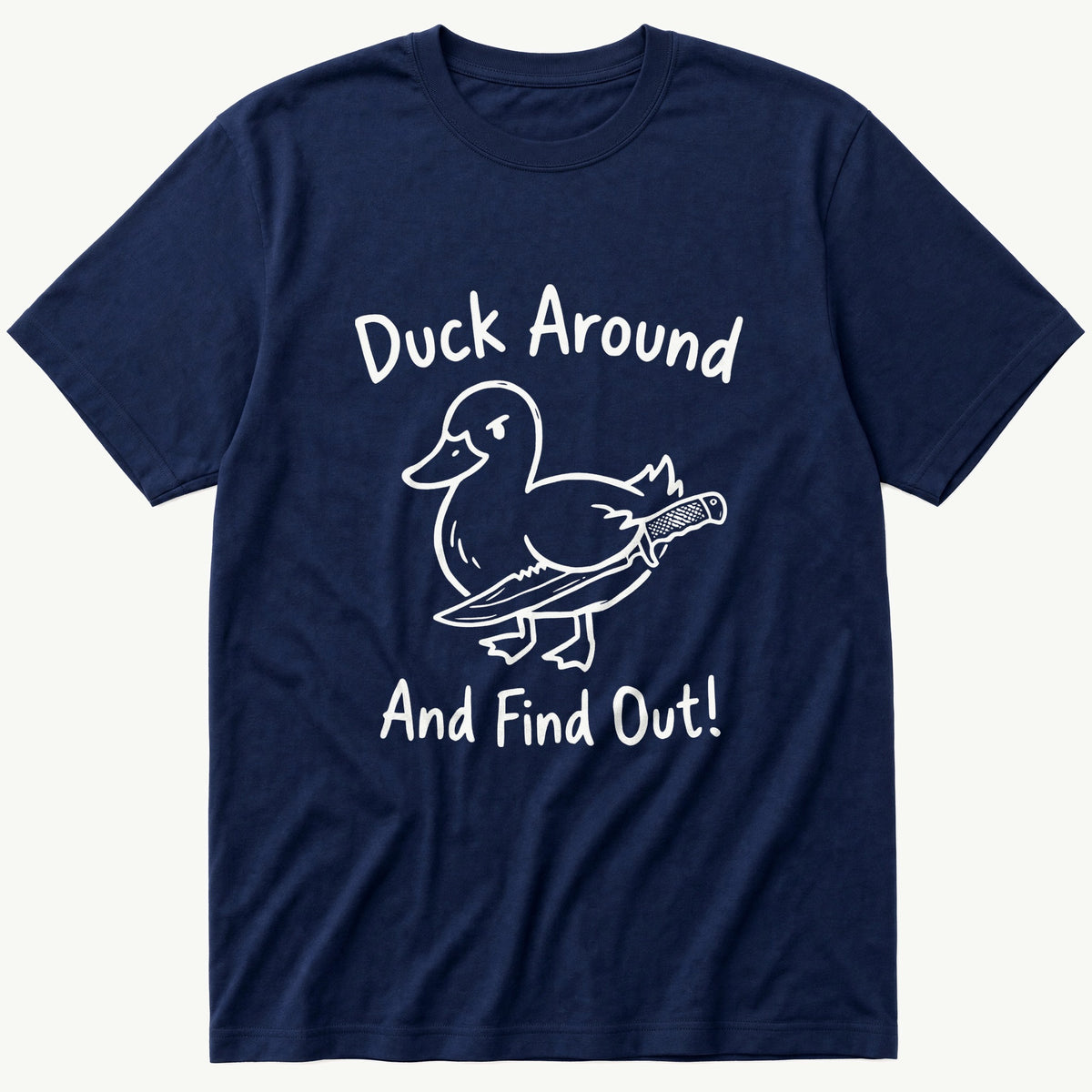 Duck Around — Navy T-Shirt