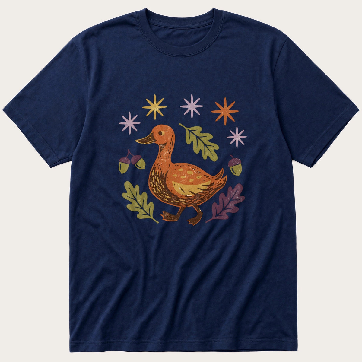 Duck Cutout 1 — Navy T-Shirt