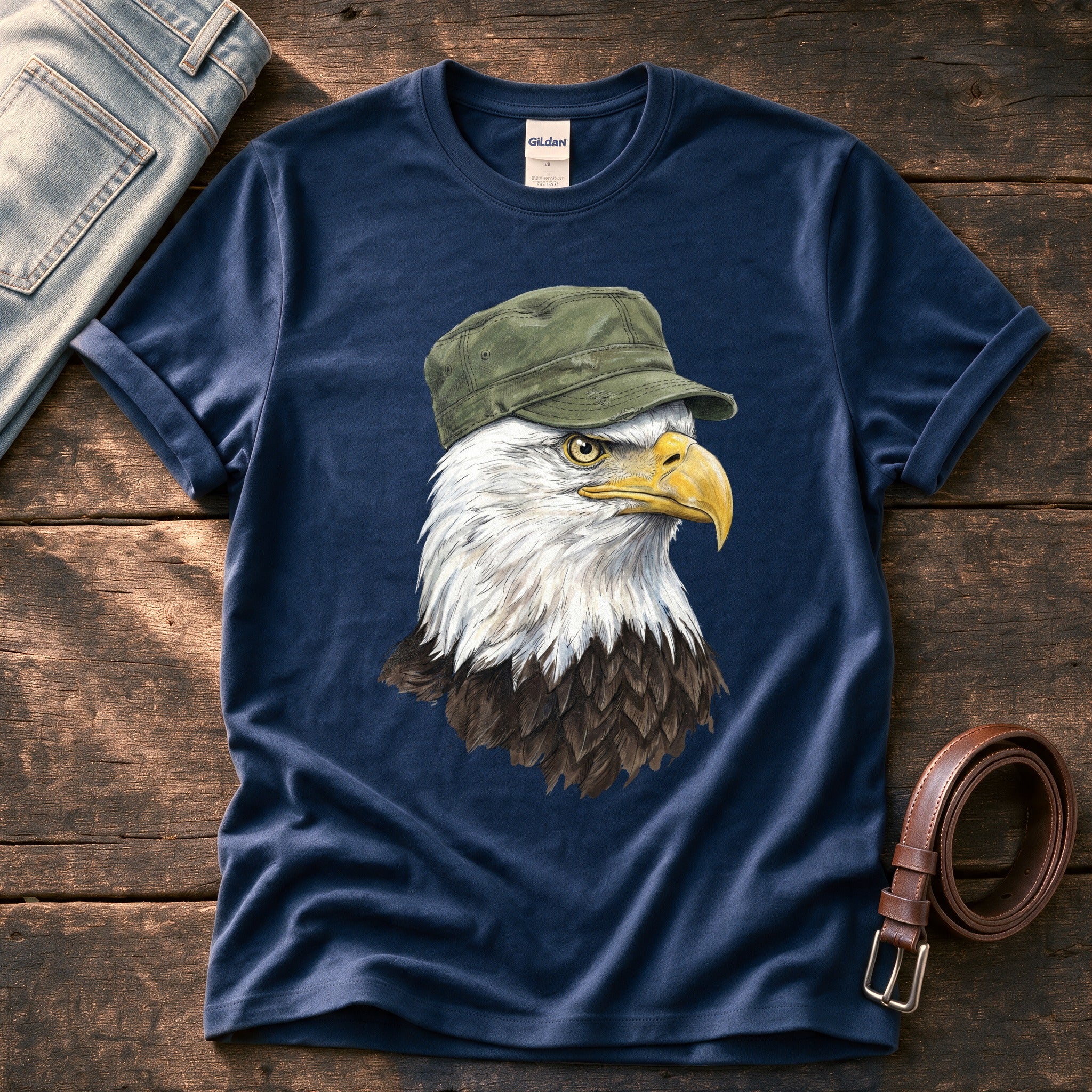 Eagle Cap 12 — Navy Comfort Colors tee